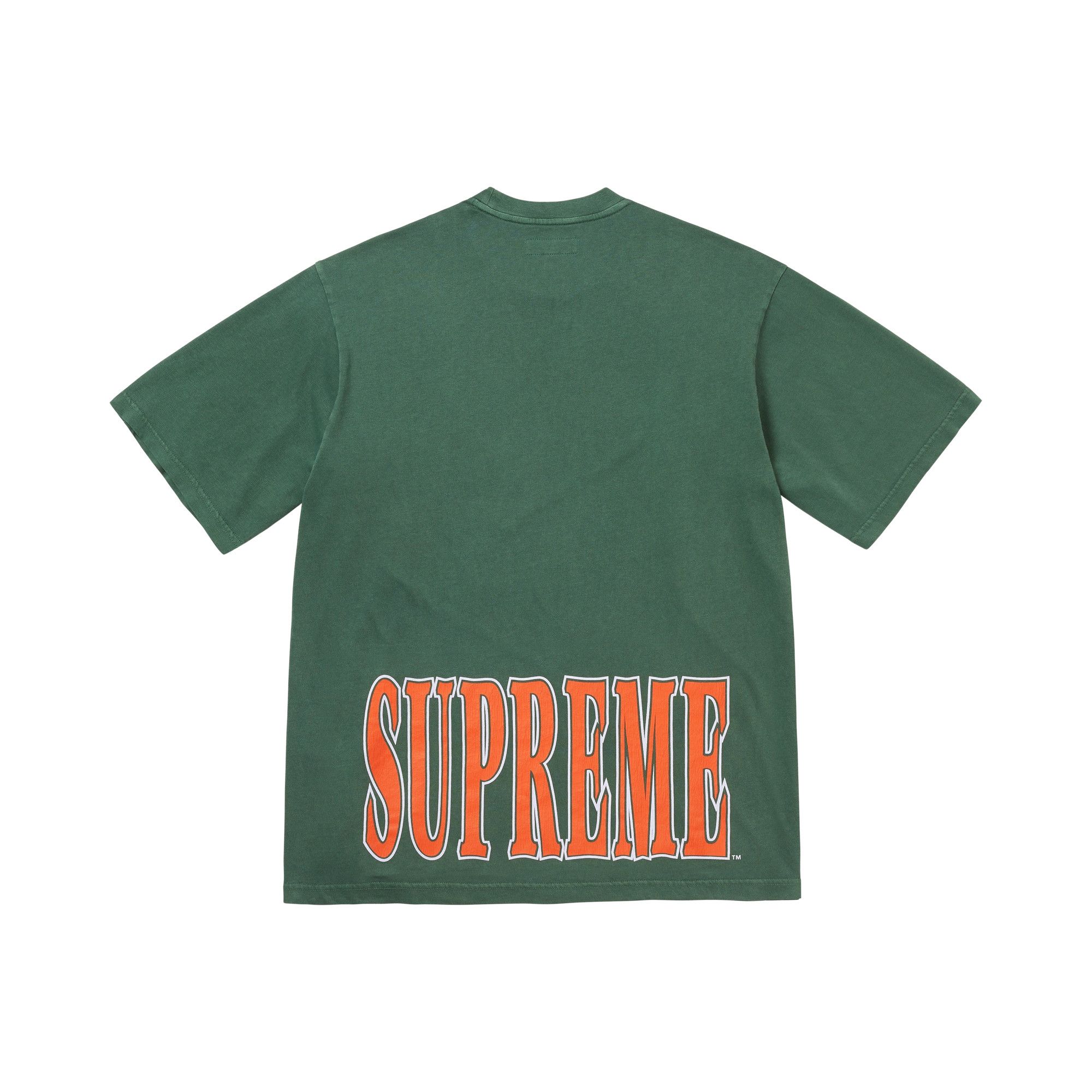 Buy Supreme Cracked Stretch Short-Sleeve Top 'Green' - FW25KN88
