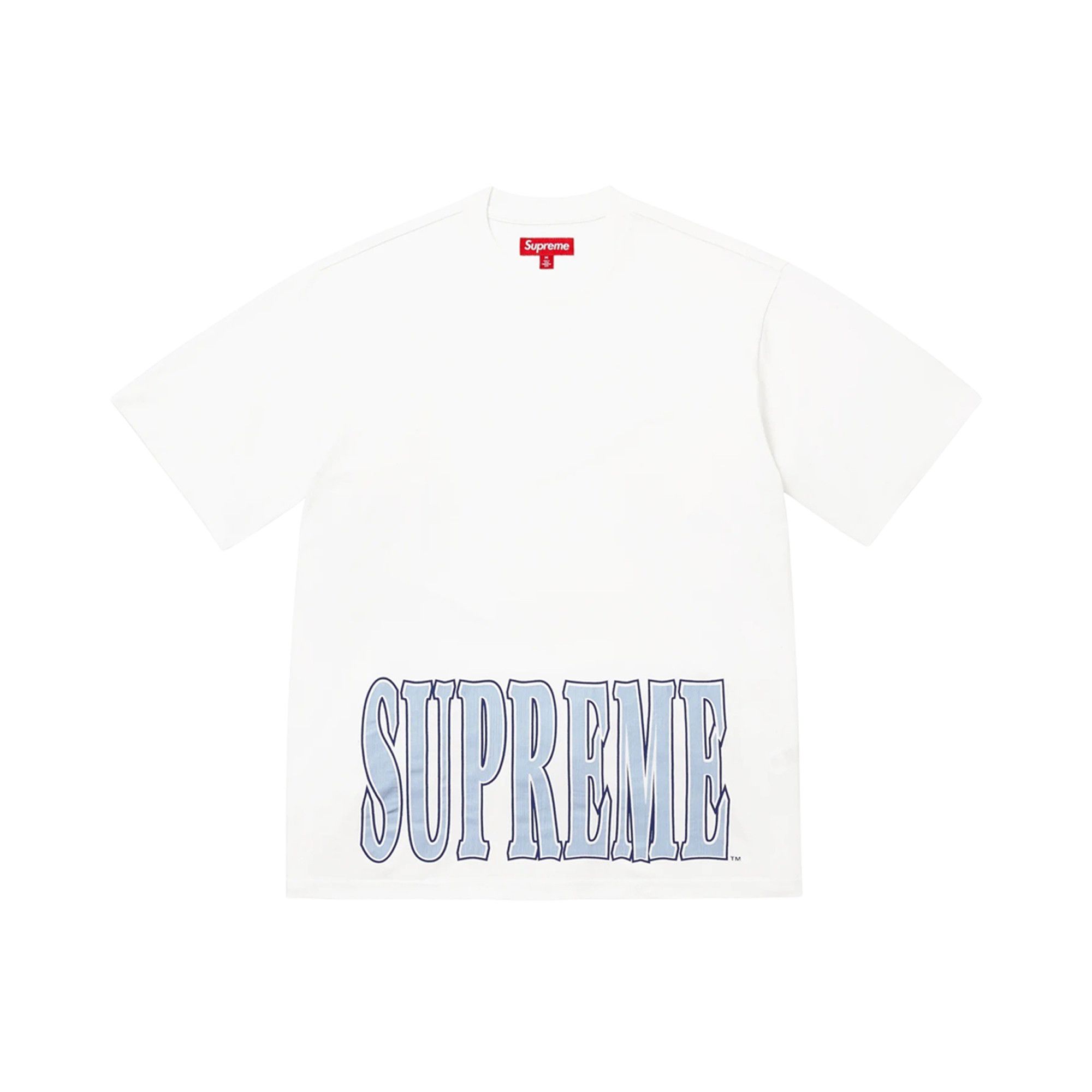 Buy Supreme Cracked Stretch Short-Sleeve Top 'White' - FW25KN88