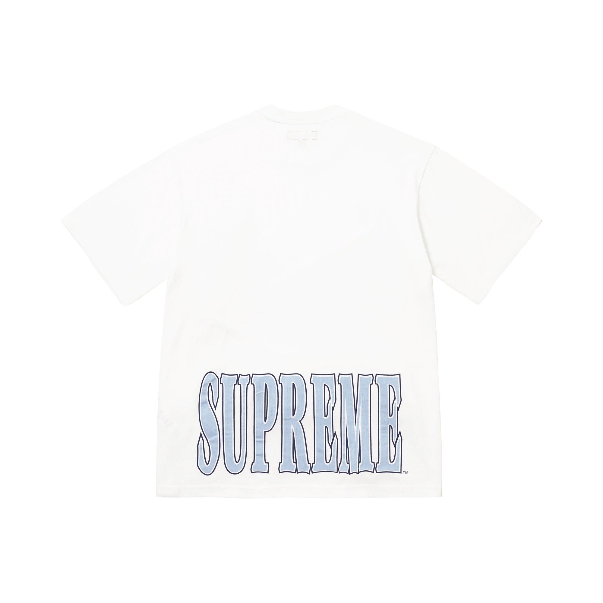 Buy Supreme Cracked Stretch Short-Sleeve Top 'White' - FW25KN88