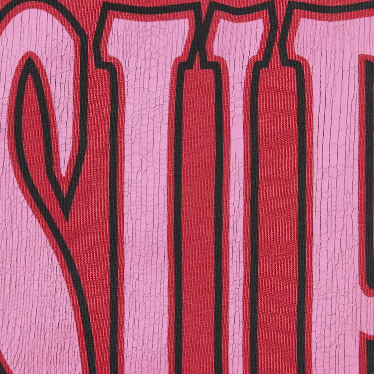 Supreme Cracked Stretch Short Sleeve Top Red