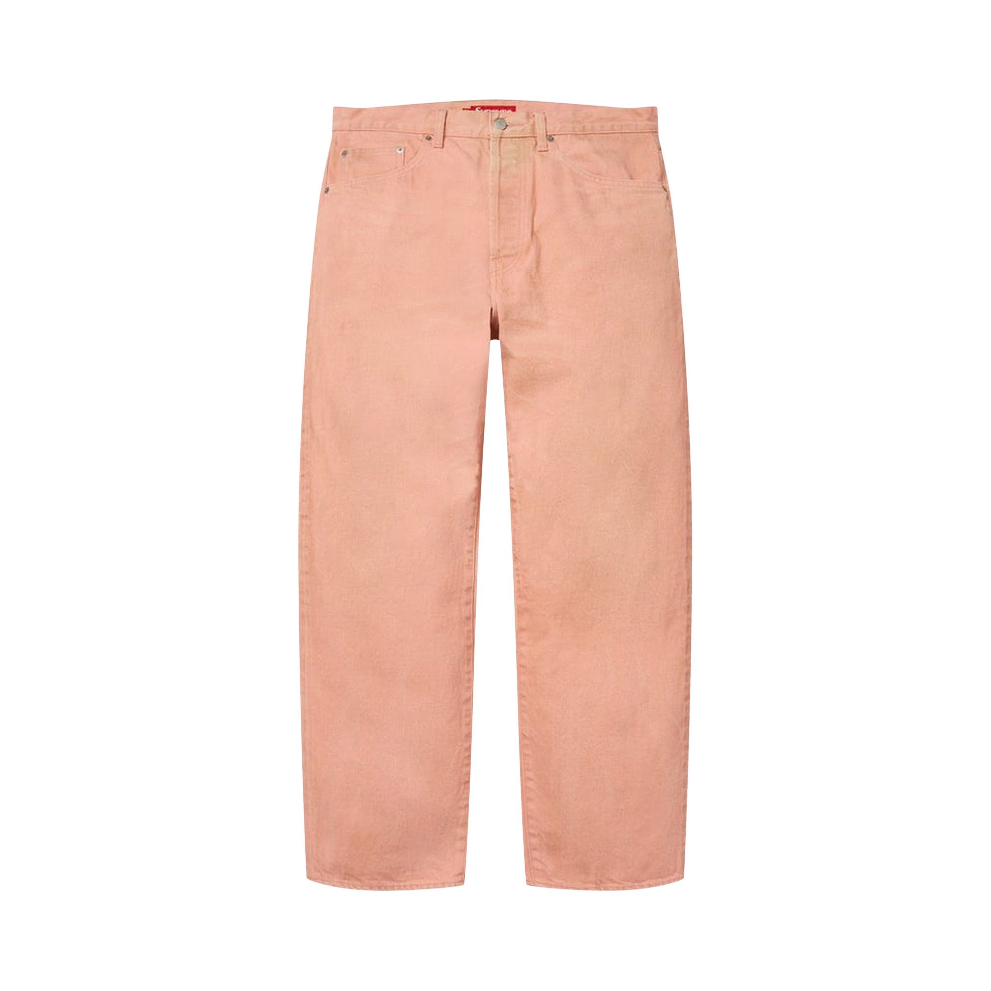 Buy Supreme Distressed Loose Fit Selvedge Jean 'Washed Pink