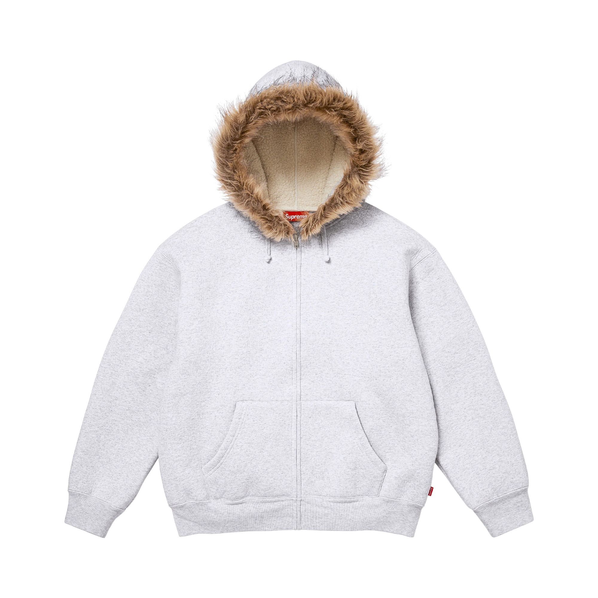 【シティー】Supreme Faux Fur Zip Up Supreme Faux Fur Zip Up Hooded Sweatshirt (FW25) - $198