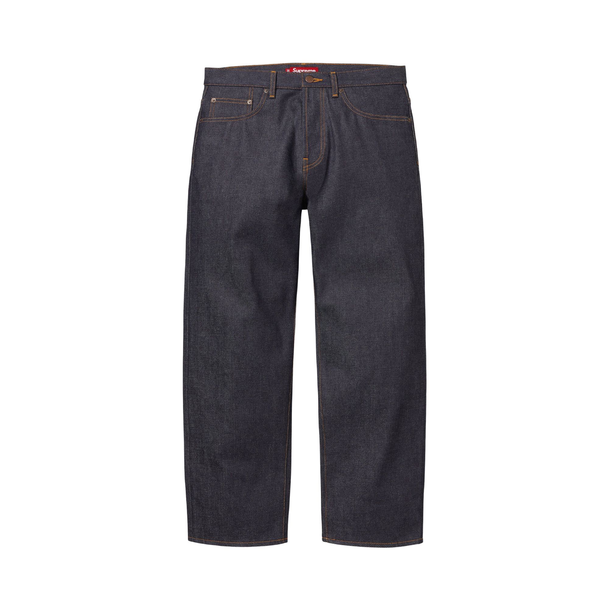 Buy Supreme Rigid Loose Fit Selvedge Jean 'Rigid Indigo' - FW25P62