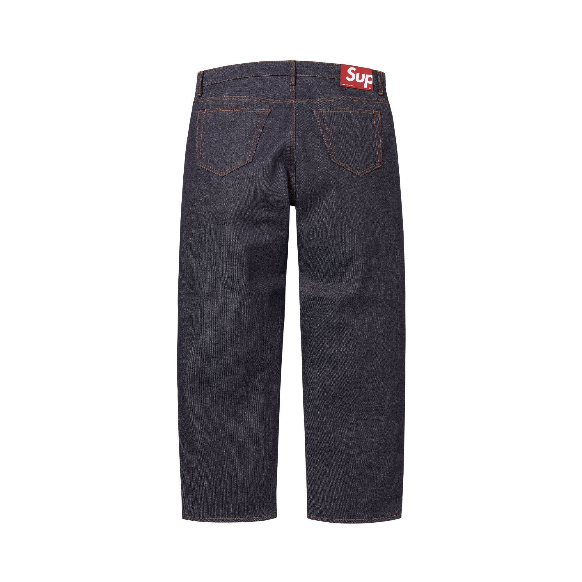 Buy Supreme Rigid Loose Fit Selvedge Jean 'Rigid Indigo' - FW25P62
