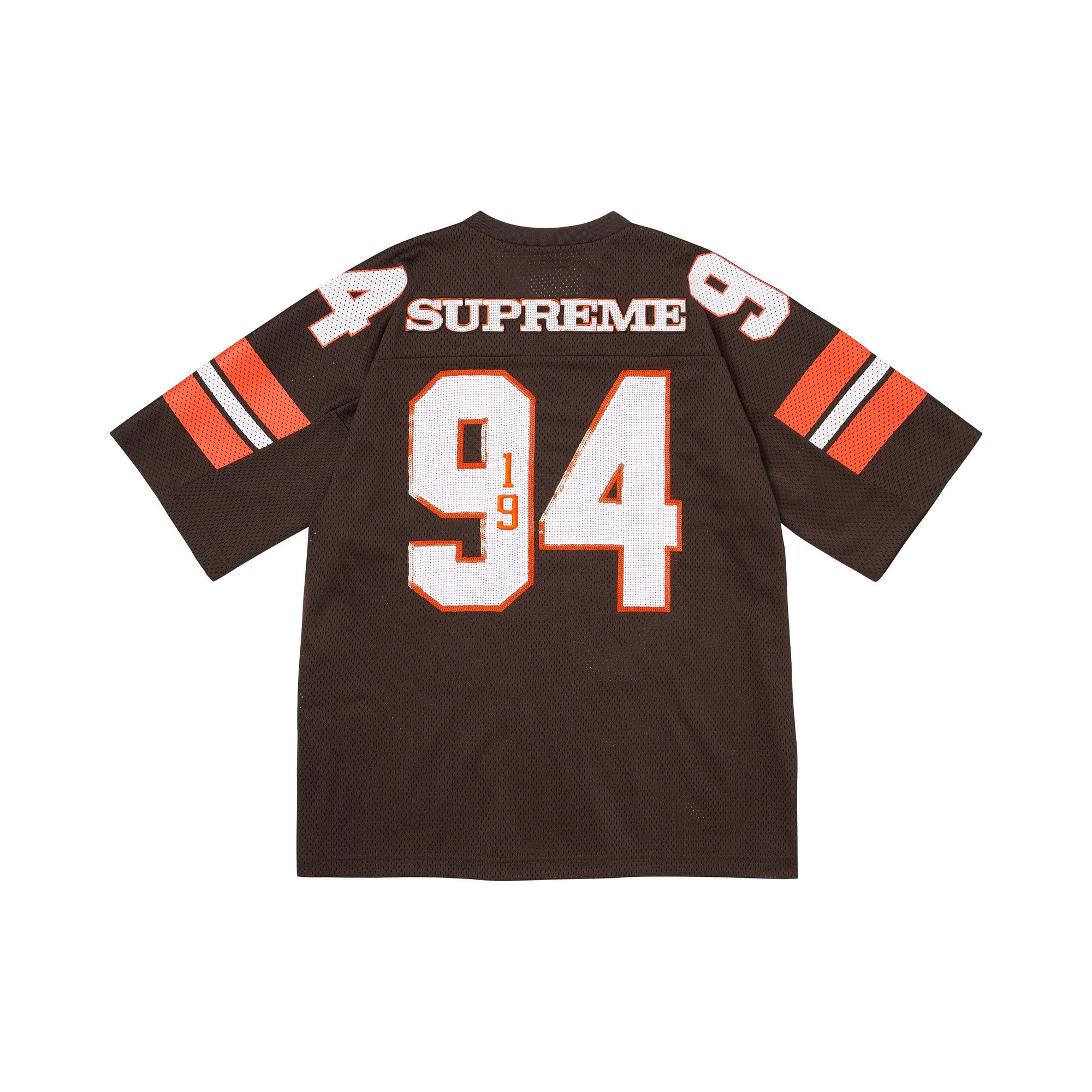 Buy Supreme Sequin Football Jersey 'Brown' - FW25KN22 BROWN | GOAT