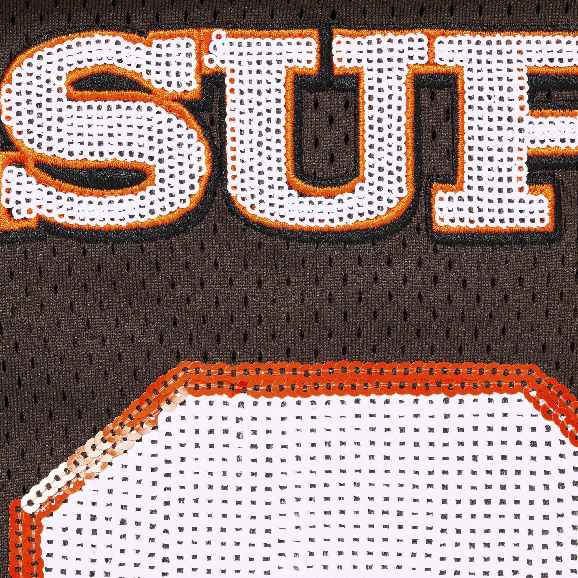 Buy Supreme Sequin Football Jersey 'Brown' - FW25KN22 BROWN | GOAT