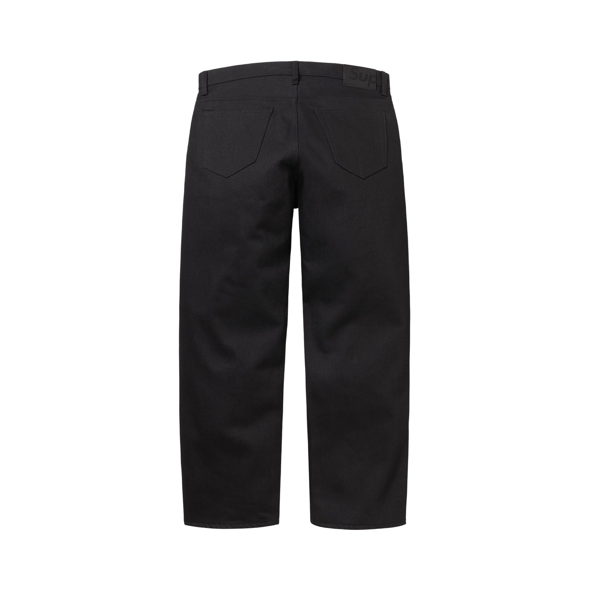 Buy Supreme Rigid Loose Fit Selvedge Jean 'Rigid Black