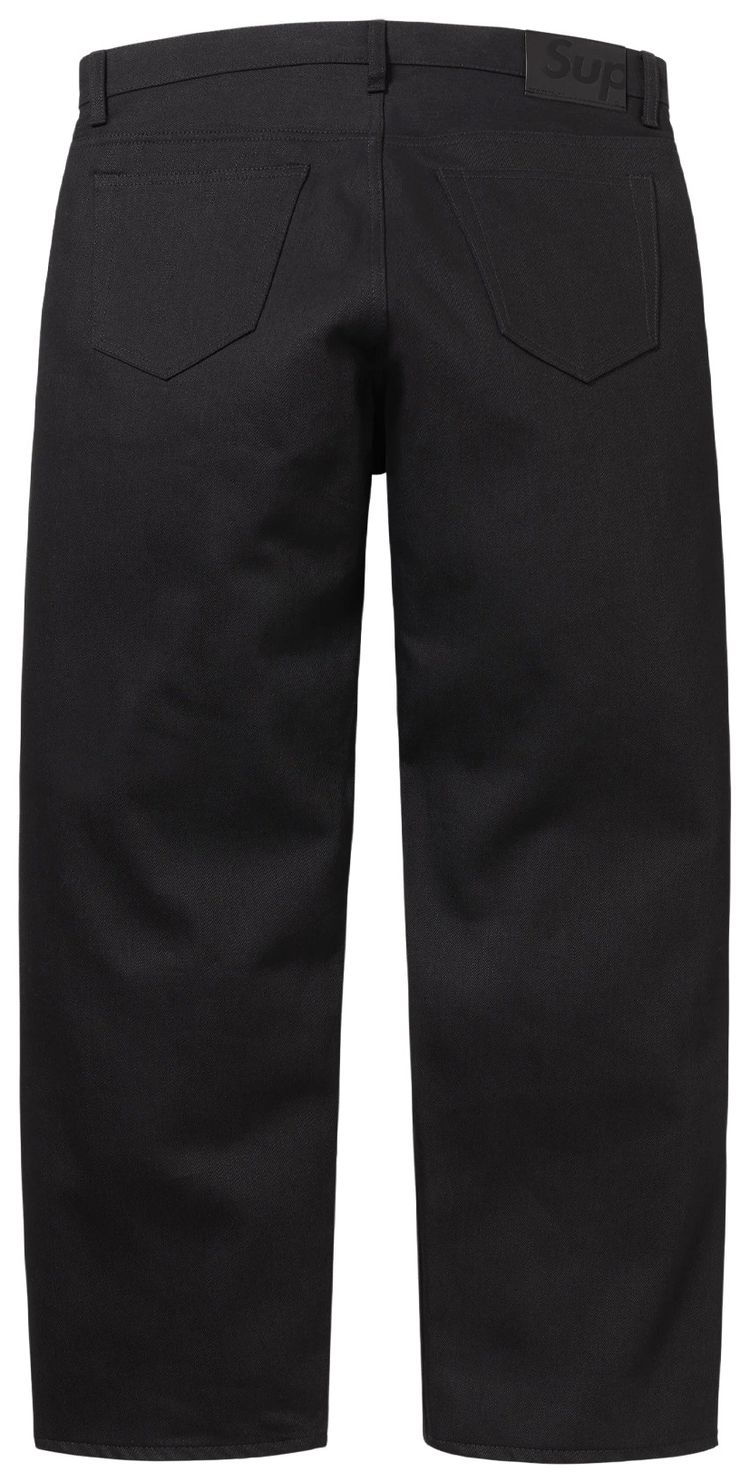 Supreme Rigid Loose Fit Selvedge Jean Rigid Black