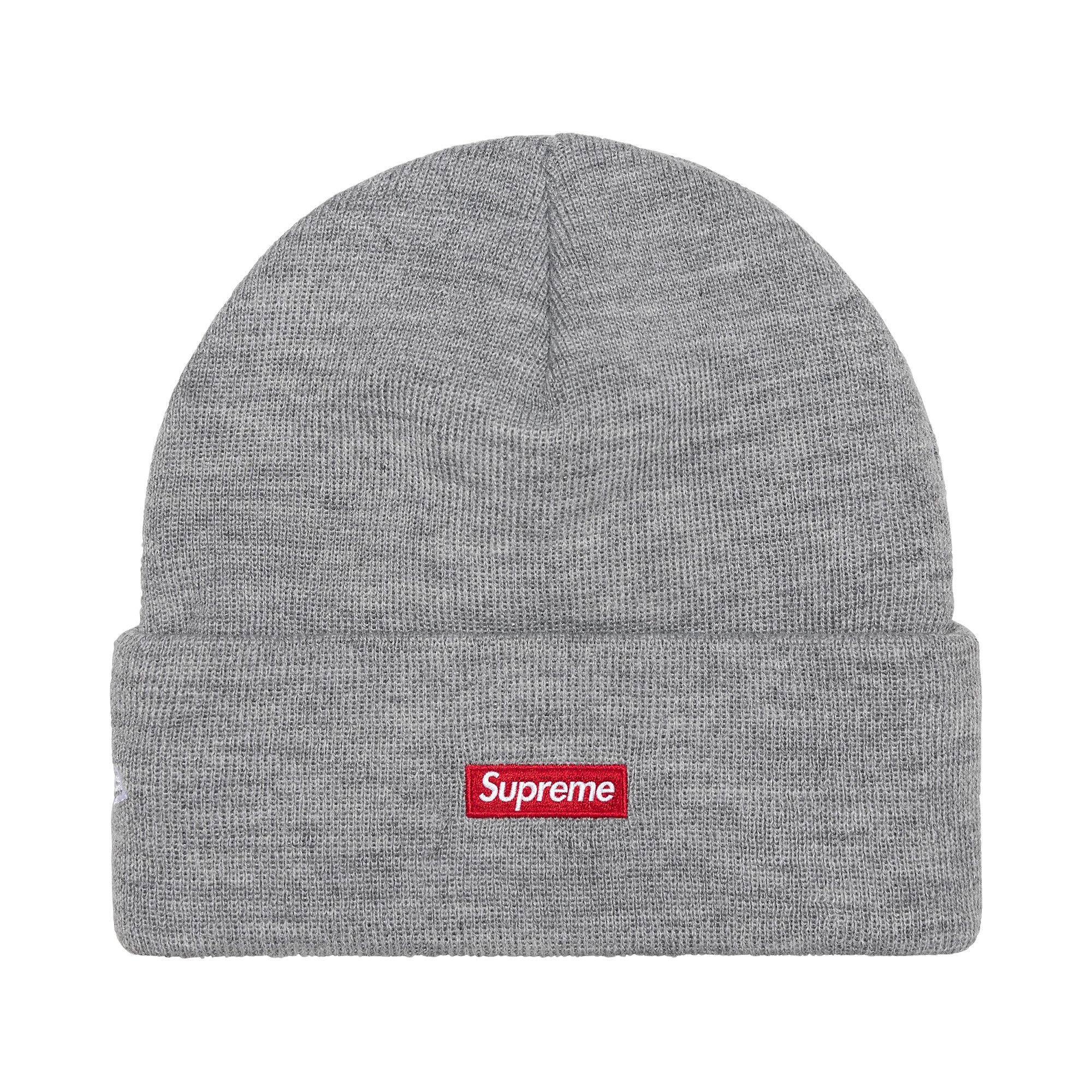 Buy Supreme New Era Tribal S Logo Beanie 'Heather Grey' - FW25BN7
