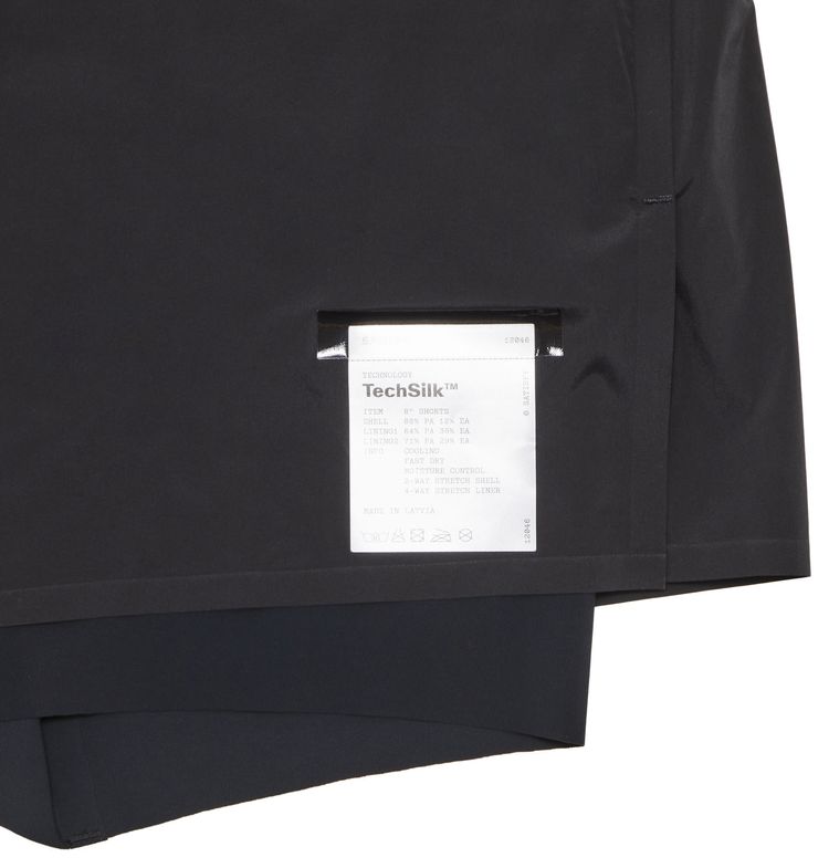 SATISFY TechSilk 8 Inch Shorts Black
