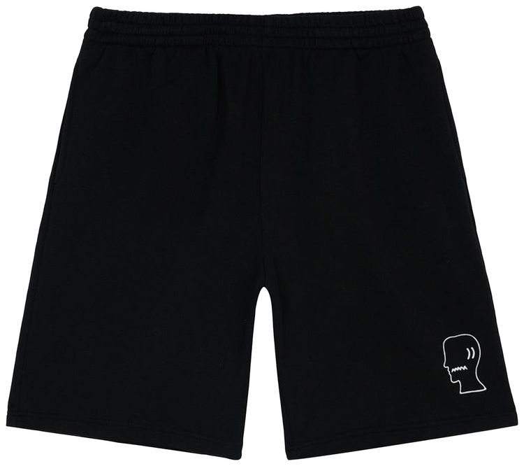 Brain Dead Logohead Rugby Shorts Black