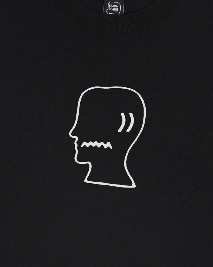 Brain Dead Logohead Tee Black