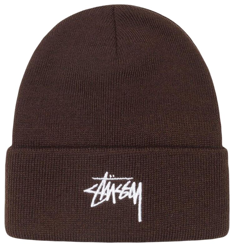 Stussy Stock Cuff Beanie Cocoa