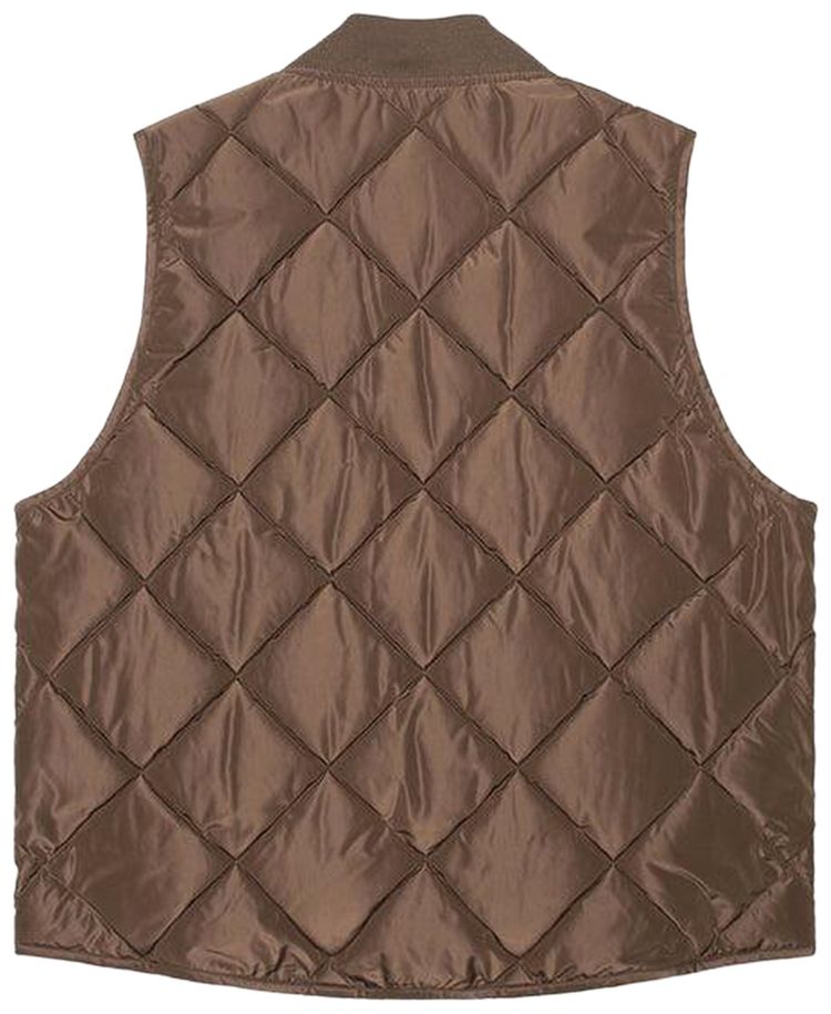 Stussy Insulated Vest Brown