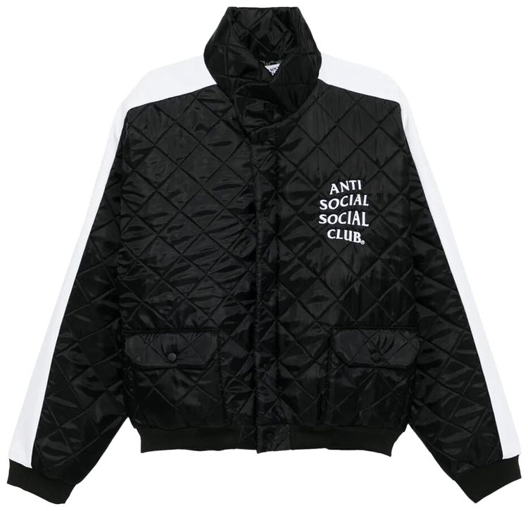 Anti Social Social Club Get Weird Mechanics Jacket BlackWhite