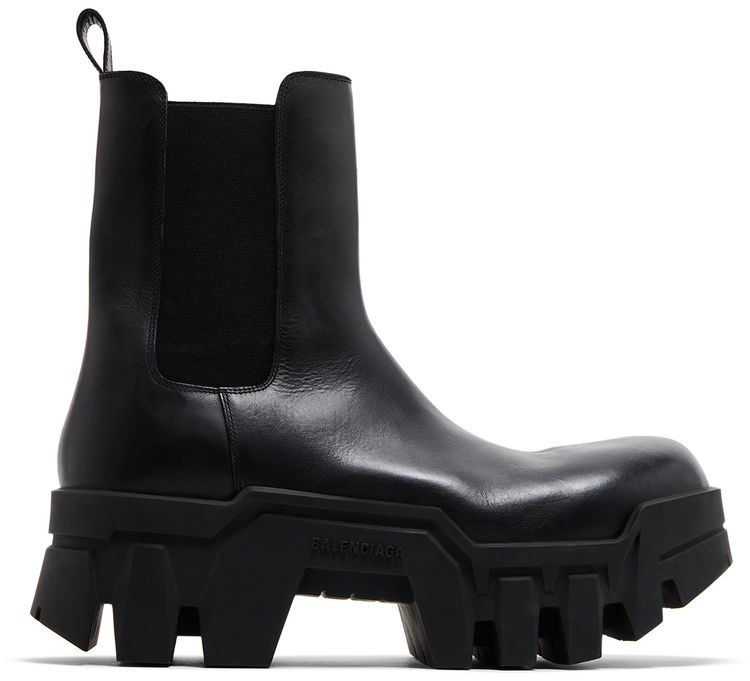 Balenciaga Bulldozer Chelsea Boot Black