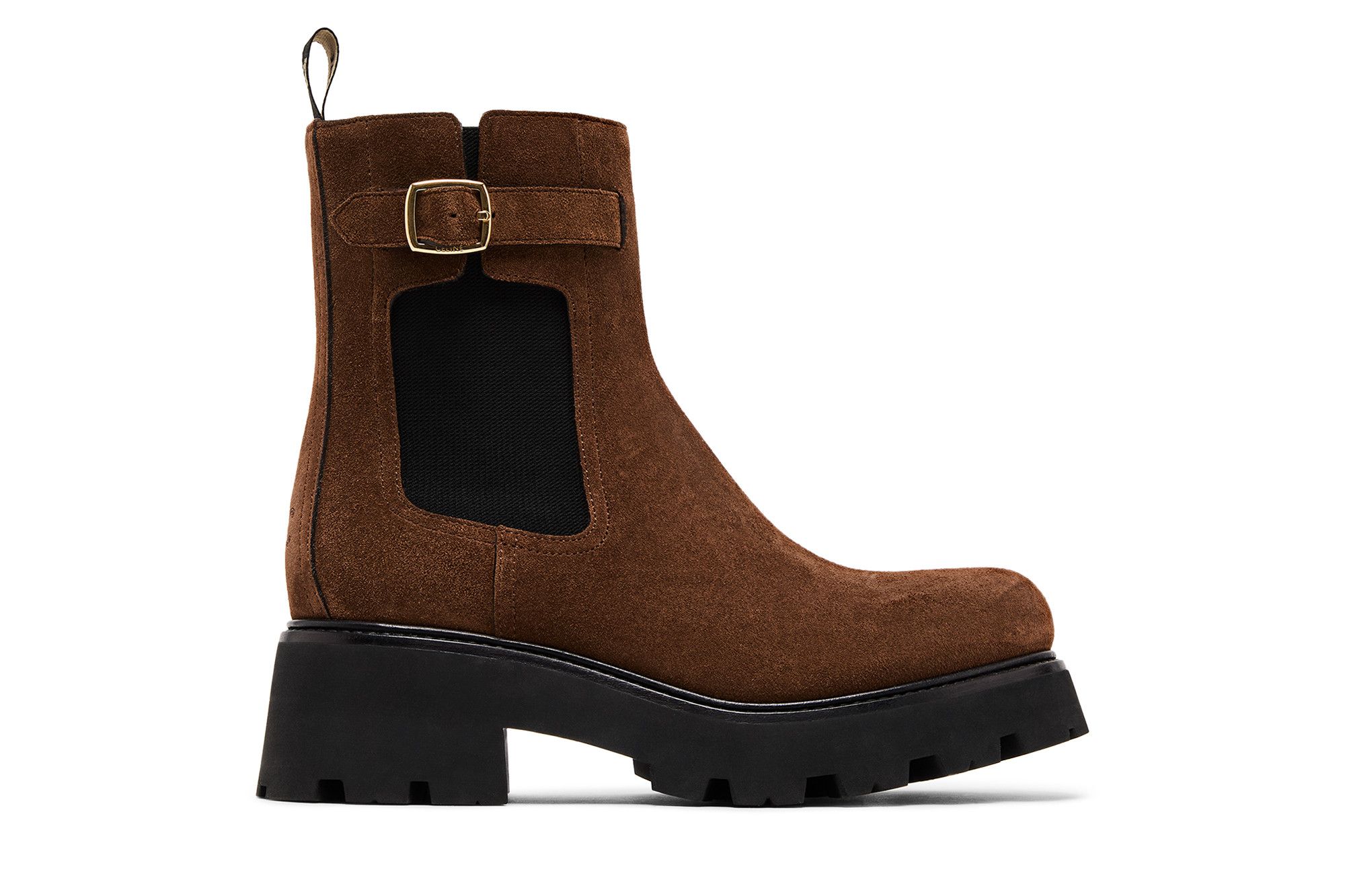 Buy CELINE Wmns Triomphe Rangers Chelsea Boot 'Dark Brown