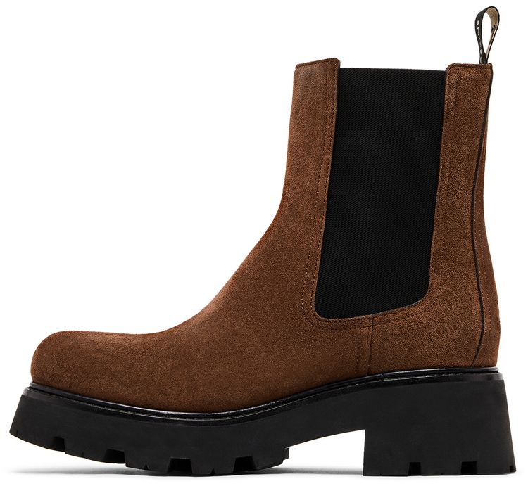 CELINE Wmns Triomphe Rangers Chelsea Boot Dark Brown