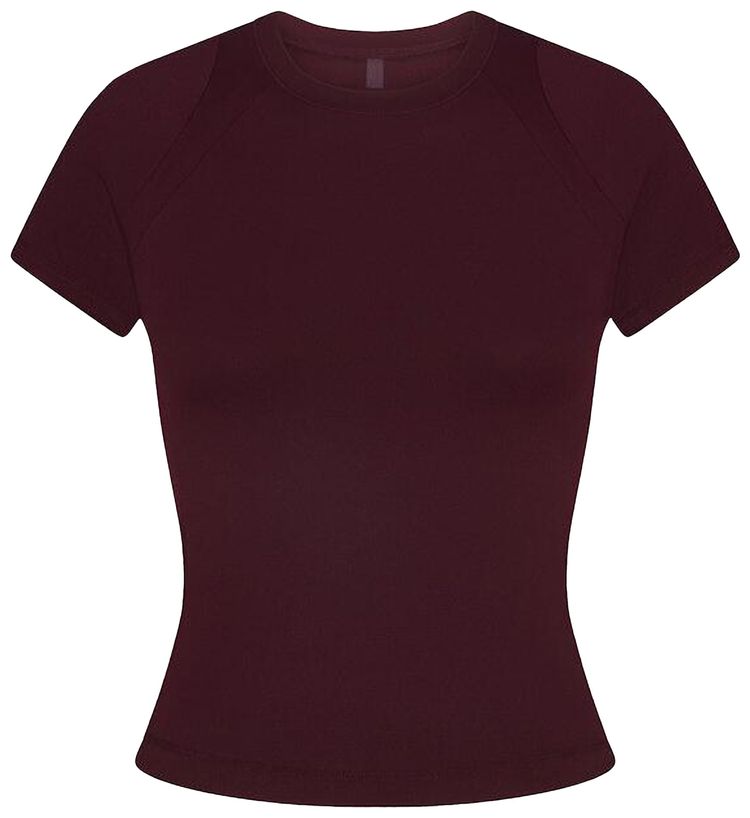 NikeSKIMS Airy Baby Tee Currant