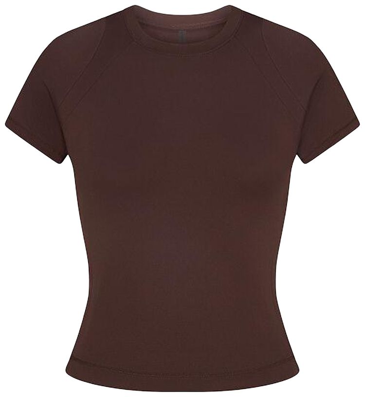 NikeSKIMS Airy Baby Tee Dark Sepia