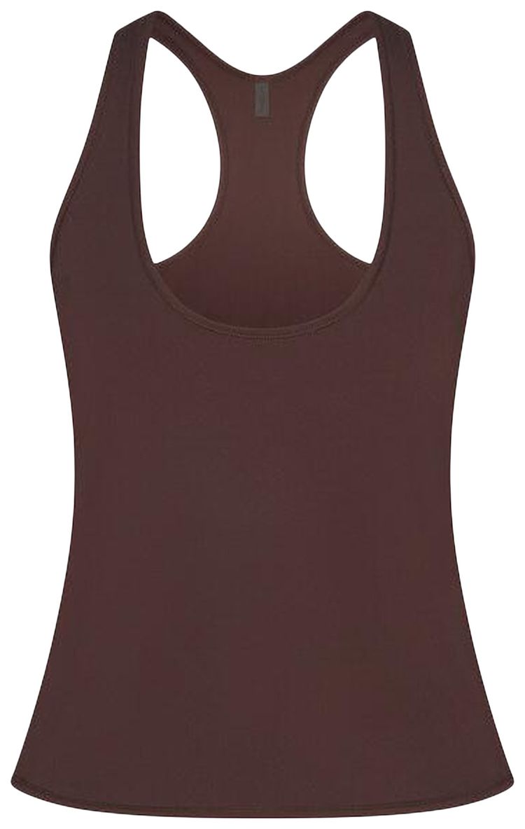 NikeSKIMS Airy Racer Back Tank Dark Sepia