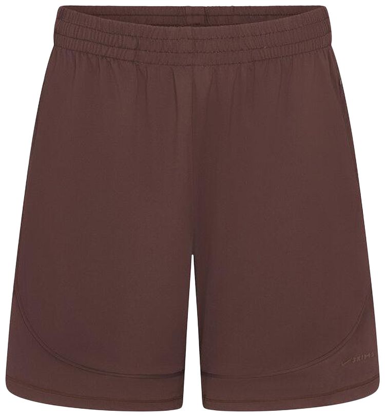 NikeSKIMS Airy Relaxed Short Dark Sepia