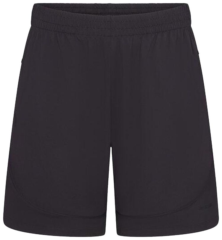 NikeSKIMS Airy Relaxed Short Obsidian