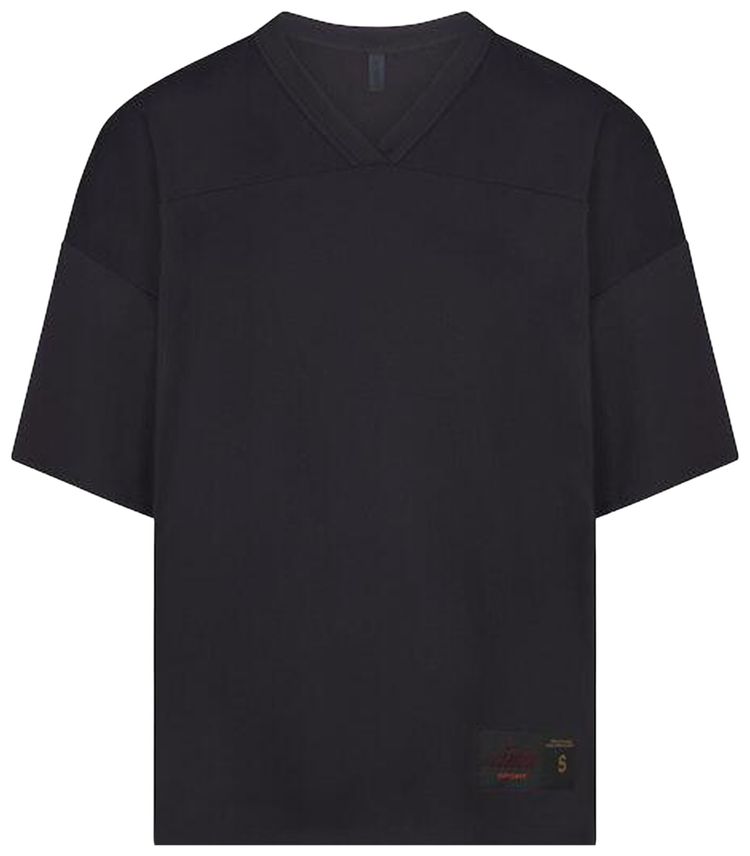 NikeSKIMS Airy V Neck Oversized Top Obsidian
