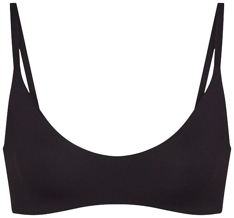 NikeSKIMS Matte Micro Scoop Bra Obsidian