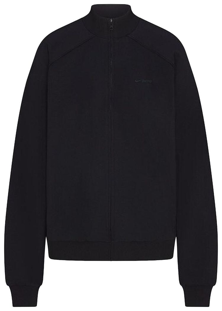 NikeSKIMS Matte Tricot Oversized Track Jacket Obsidian