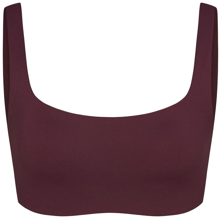 NikeSKIMS Matte Scoop Neck Bra Currant
