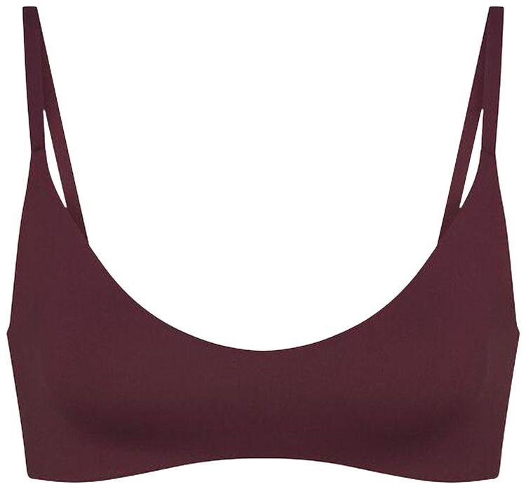 NikeSKIMS Matte Micro Scoop Bra Currant