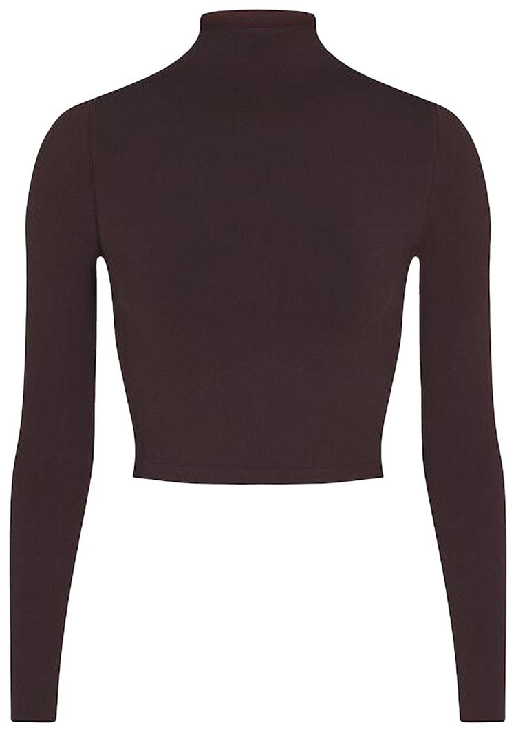 NikeSKIMS Vintage Seamless Mock Neck Crop Top Phoenix