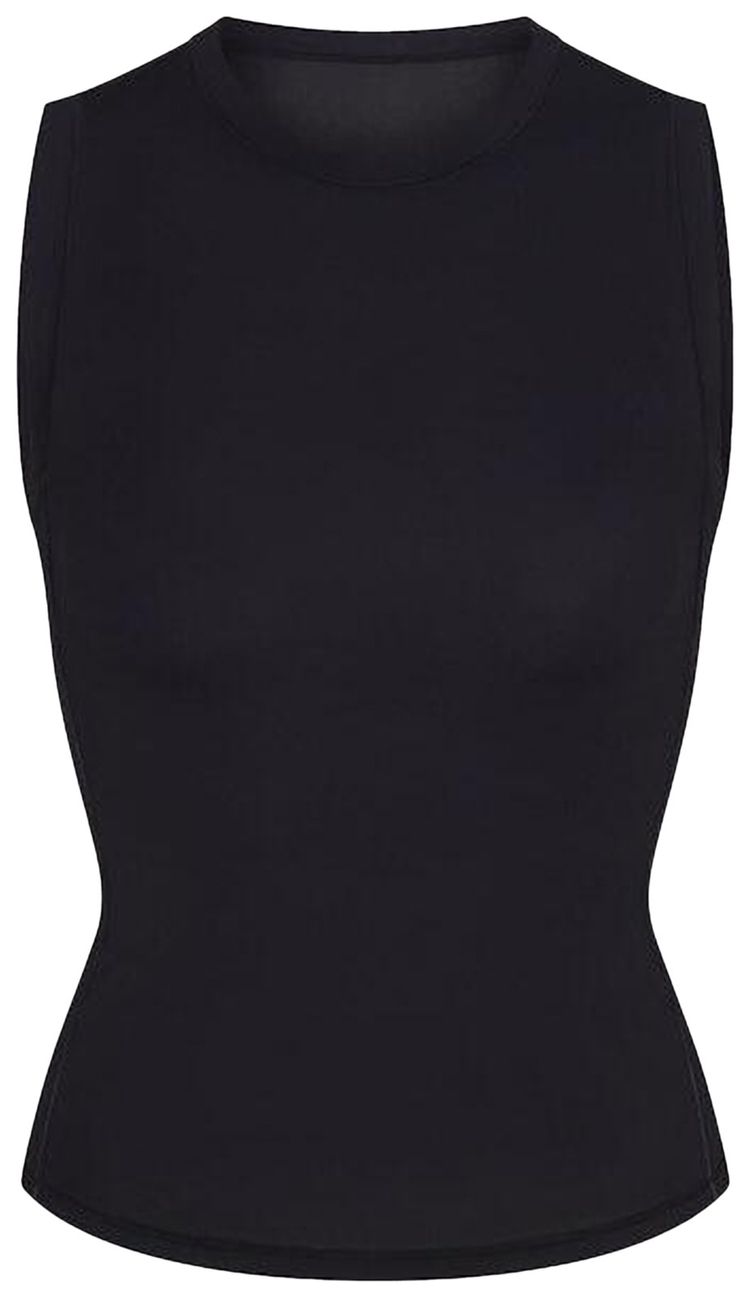 NikeSKIMS Vintage Weightless Layers Sleeveless Top Obsidian