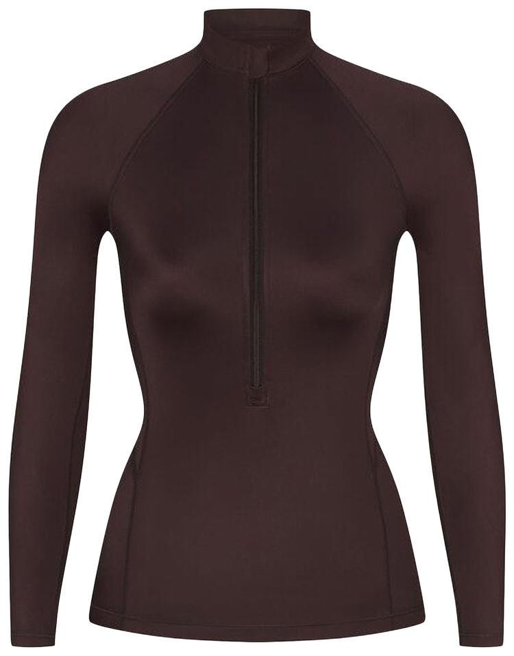 NikeSKIMS Shine Long Sleeve Half Zip Phoenix