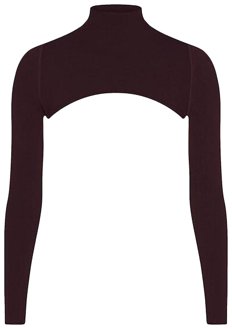 NikeSKIMS Vintage Seamless Shrug Currant