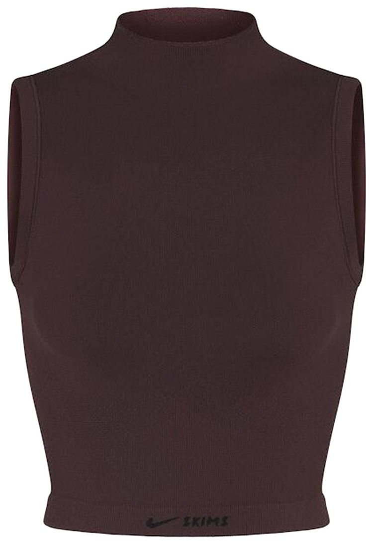 NikeSKIMS Vintage Seamless Mock Neck Bra Top Phoenix