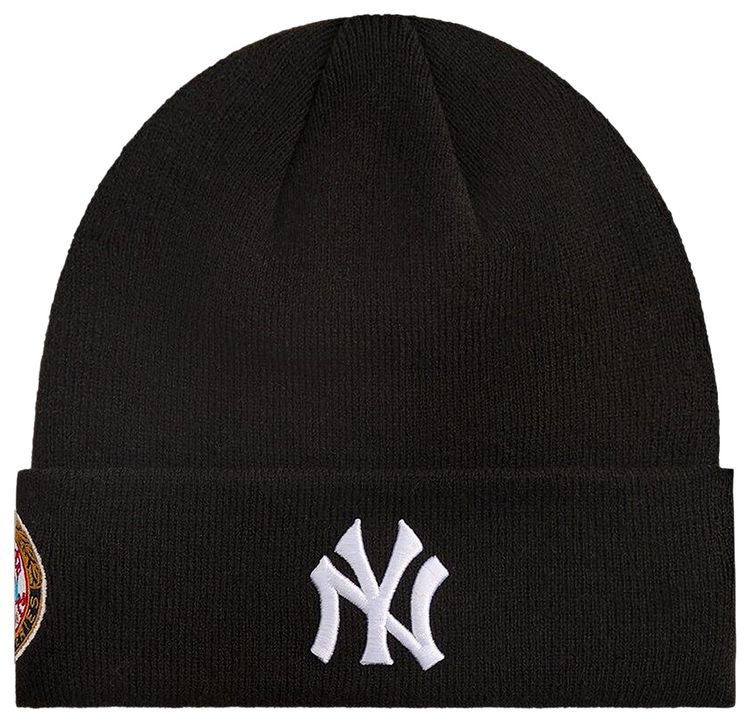 Kith x New Era For The New York Yankees Knit Beanie Black