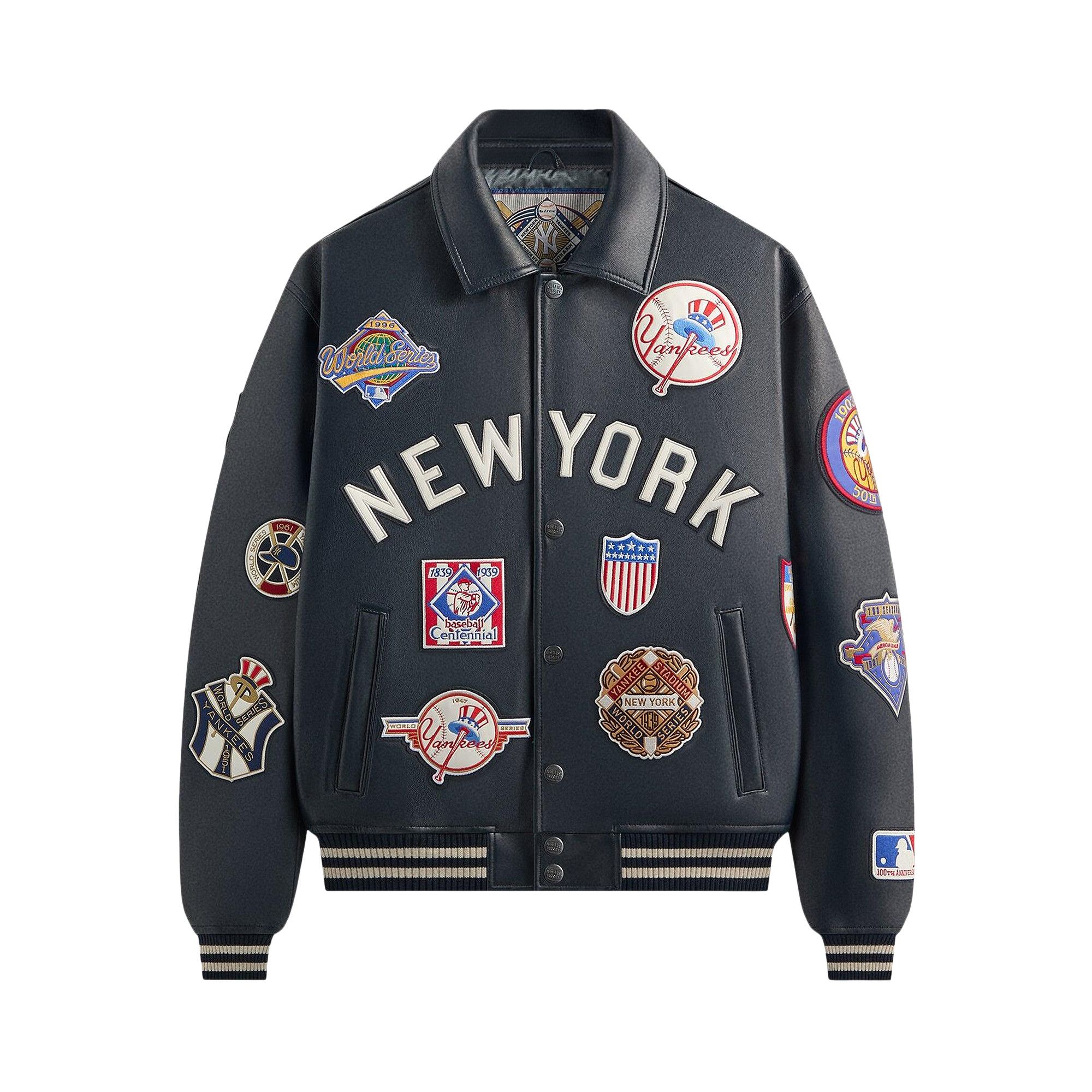 Buy Kith x Avirex For The New York Yankees Leather Jacket
