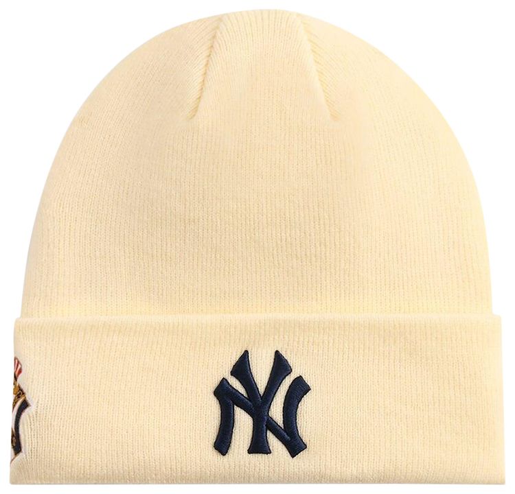 Kith x New Era For The New York Yankees Knit Beanie Sandrift