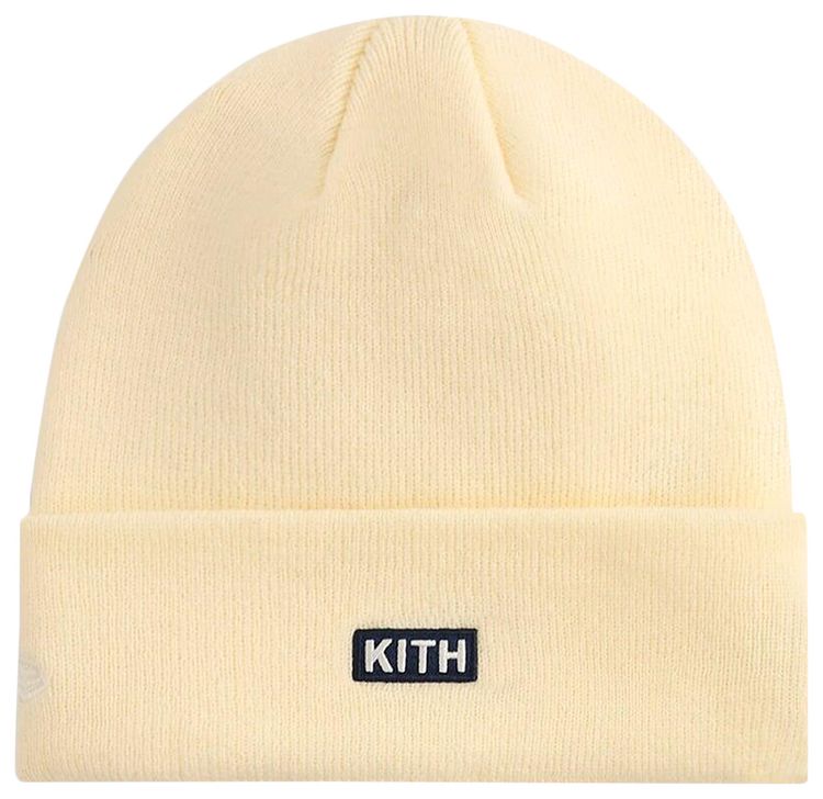 Kith x New Era For The New York Yankees Knit Beanie Sandrift