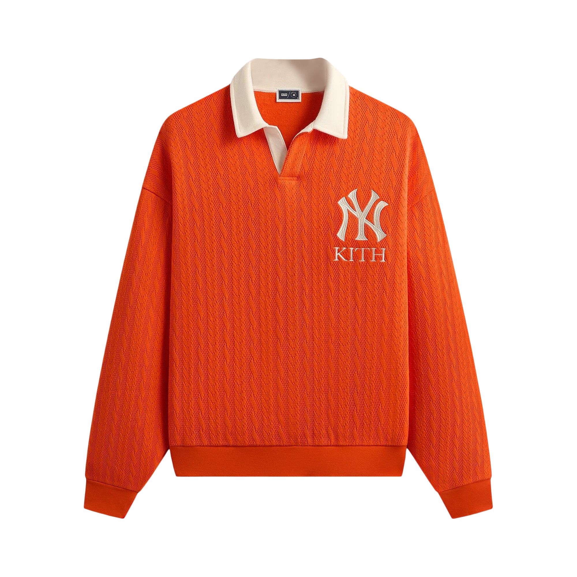Buy Kith For The New York Yankees Cable Fleece Nelson Sweatshirt