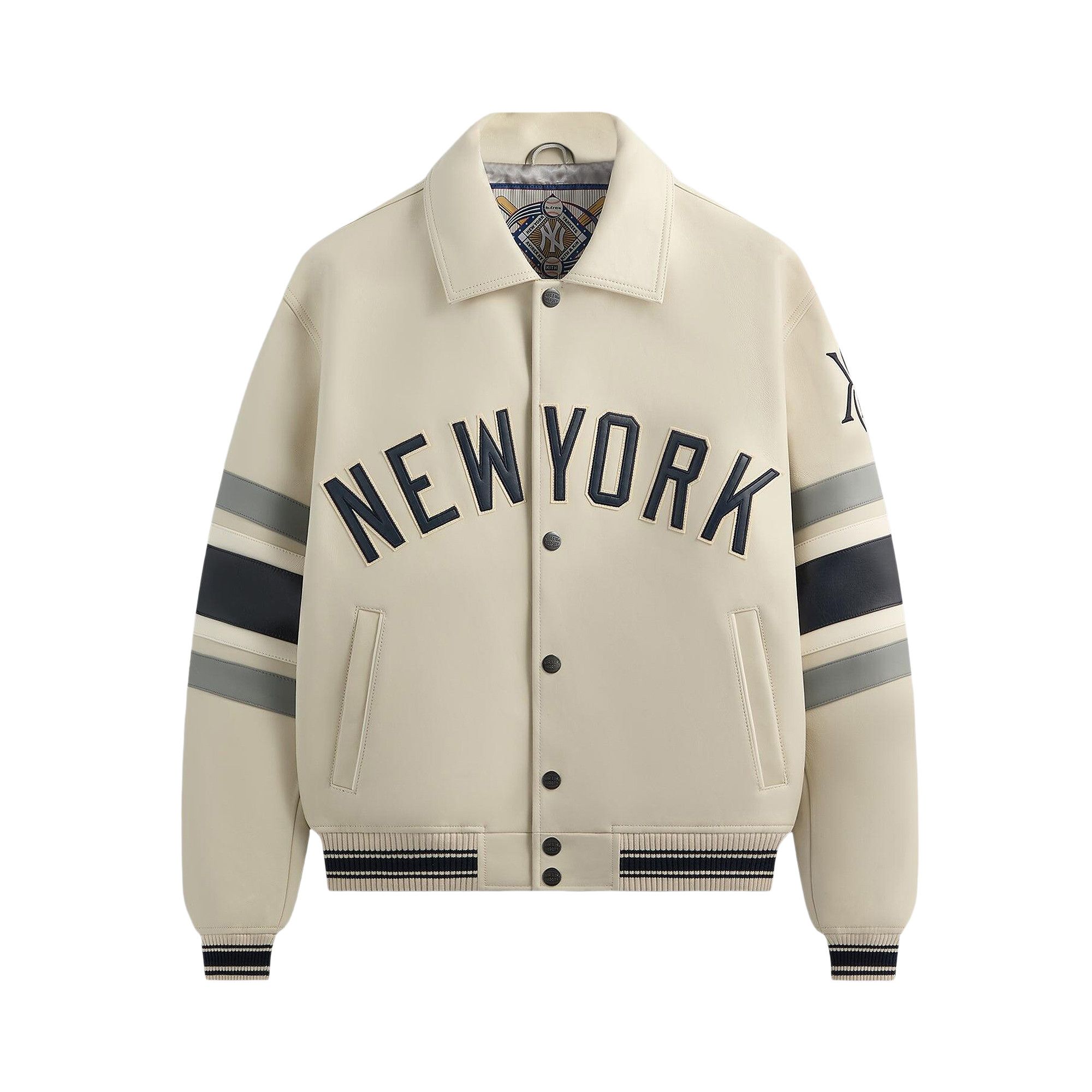 Buy Kith x Avirex For The New York Yankees Leather Jacket 'Article