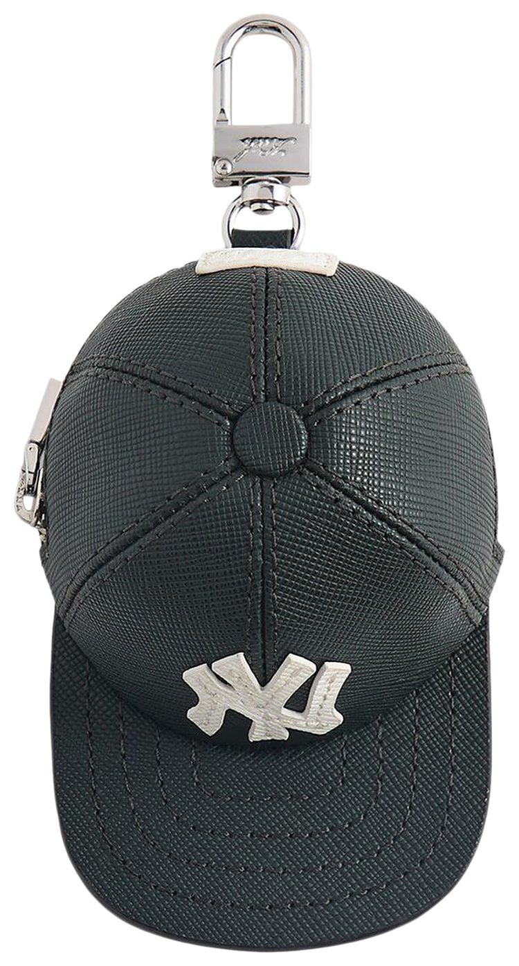 Kith For The New York Yankees Baseball Cap Leather Pouch Stadium
