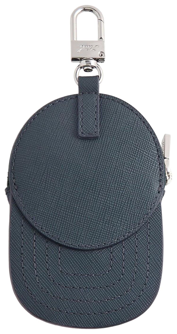 Kith For The New York Yankees Baseball Cap Leather Pouch Nocturnal