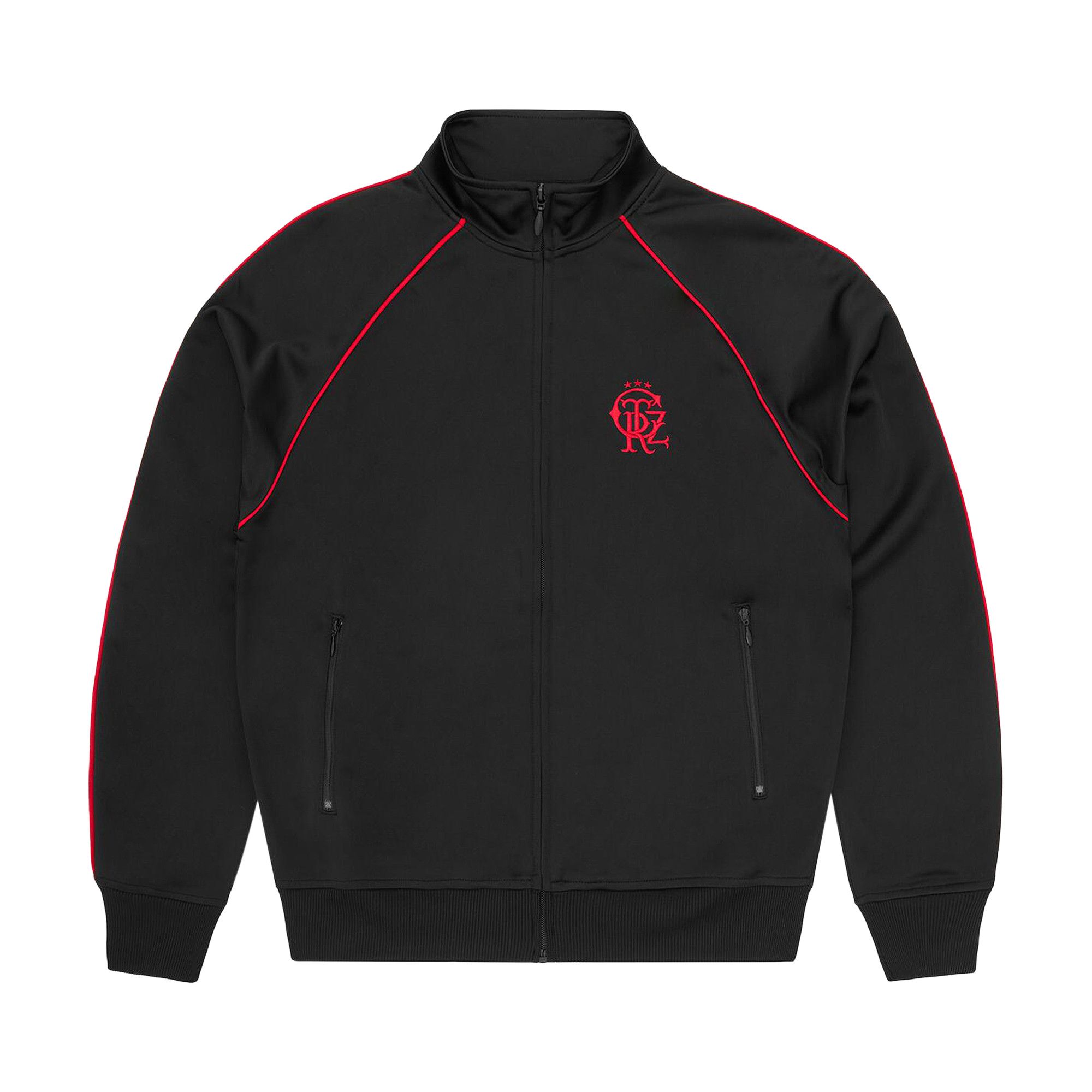 Buy Corteiz 3 Star Crest Track Jacket 'Black' - CRTZ1542 001 | GOAT