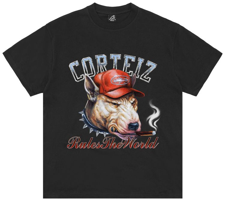 Corteiz DOG Pound Tee Black
