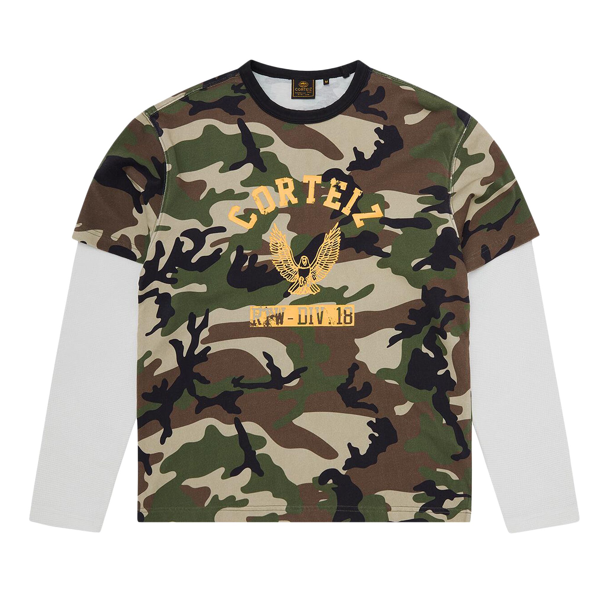 Buy Corteiz Eagle Camo Thermal Long-Sleeve 'Woodland' - CRTZ0309