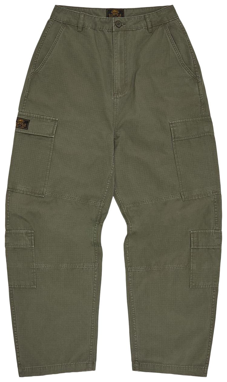 Corteiz Guerillaz Cargo Pant Olive
