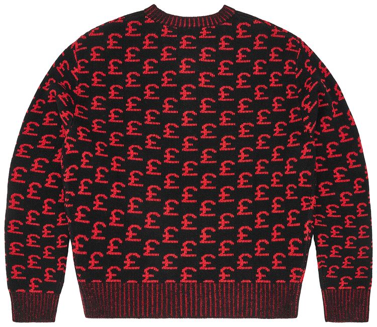 Corteiz Gbp Jacquard Knit Sweater Black